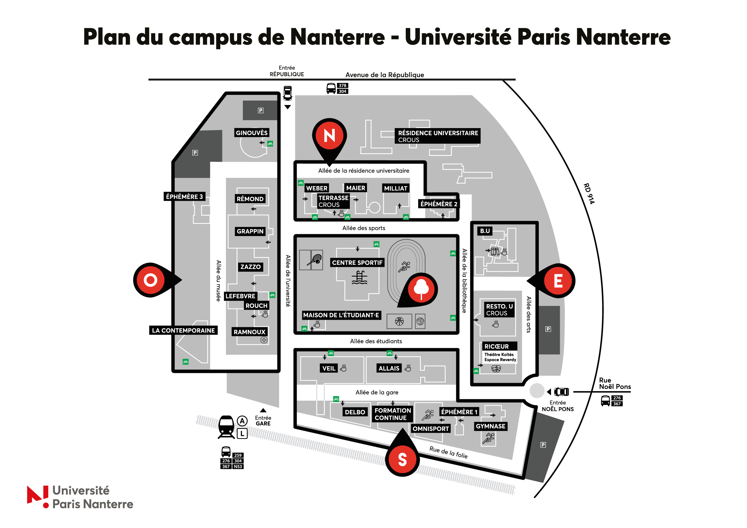 Plan campus UPN